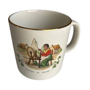 Carrigcraft Souvenir Of Ireland Carrigaline County Cork Shamrock Coffee Tea Mug